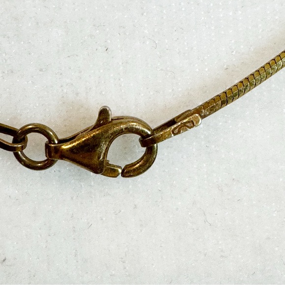 Bronze Abacus Pendant Italy 925 Necklace Vintage - Picture 8 of 13